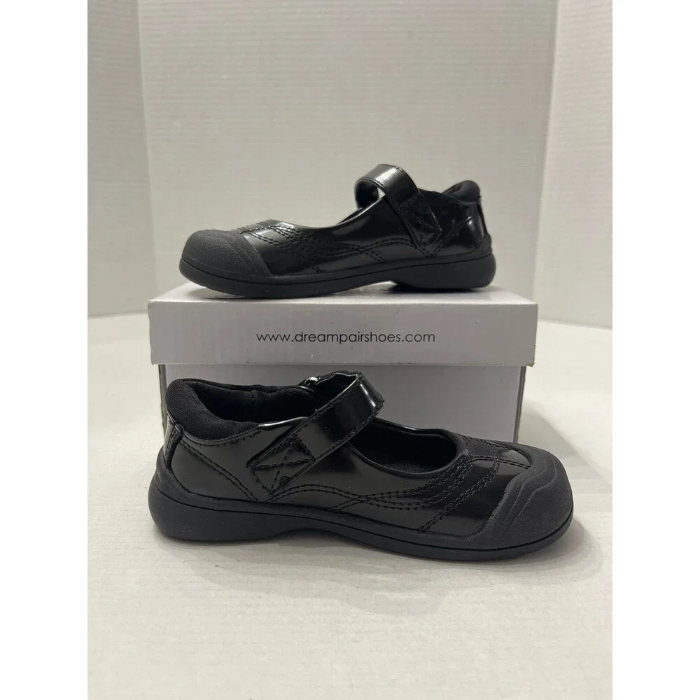 DREAM PAIRS Girls Mary Jane Shoes Size 7 Black New In Box
